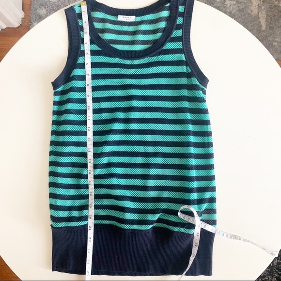 Akris Punto Striped Knit Cardigan 2 Piece Set Women’s US Size 6 - Picture 10 of 15